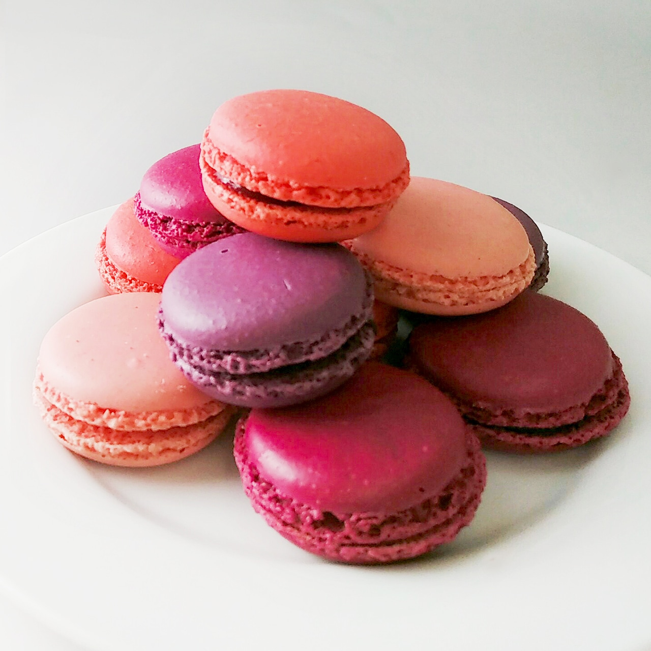 フランス産 マカロン レッドフルーツ アソート 12個 (4種×各3個）