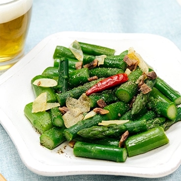 そのまま食べられるグリーンアスパラガスカット120g