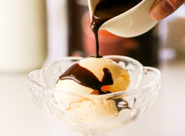 デザートソースに