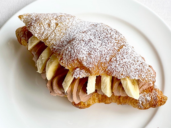 生チョコバナナのクロワッサンサンド